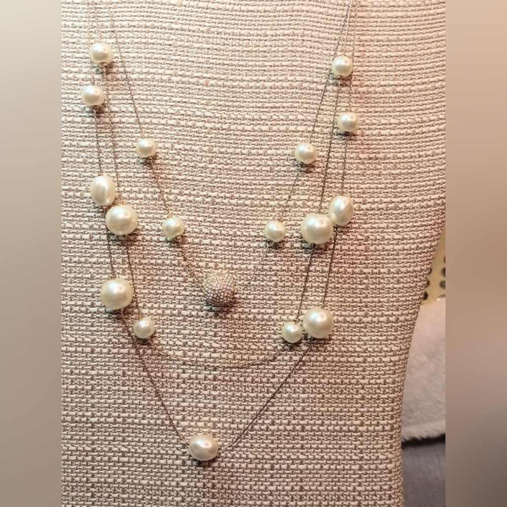 C1946 Gold and Pearl Necklace
